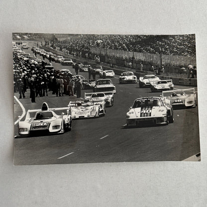 Vintage Racing Photo Photograph Print Martini Racing Porsche