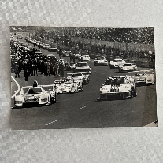 Vintage Racing Photo Photograph Print Martini Racing Porsche