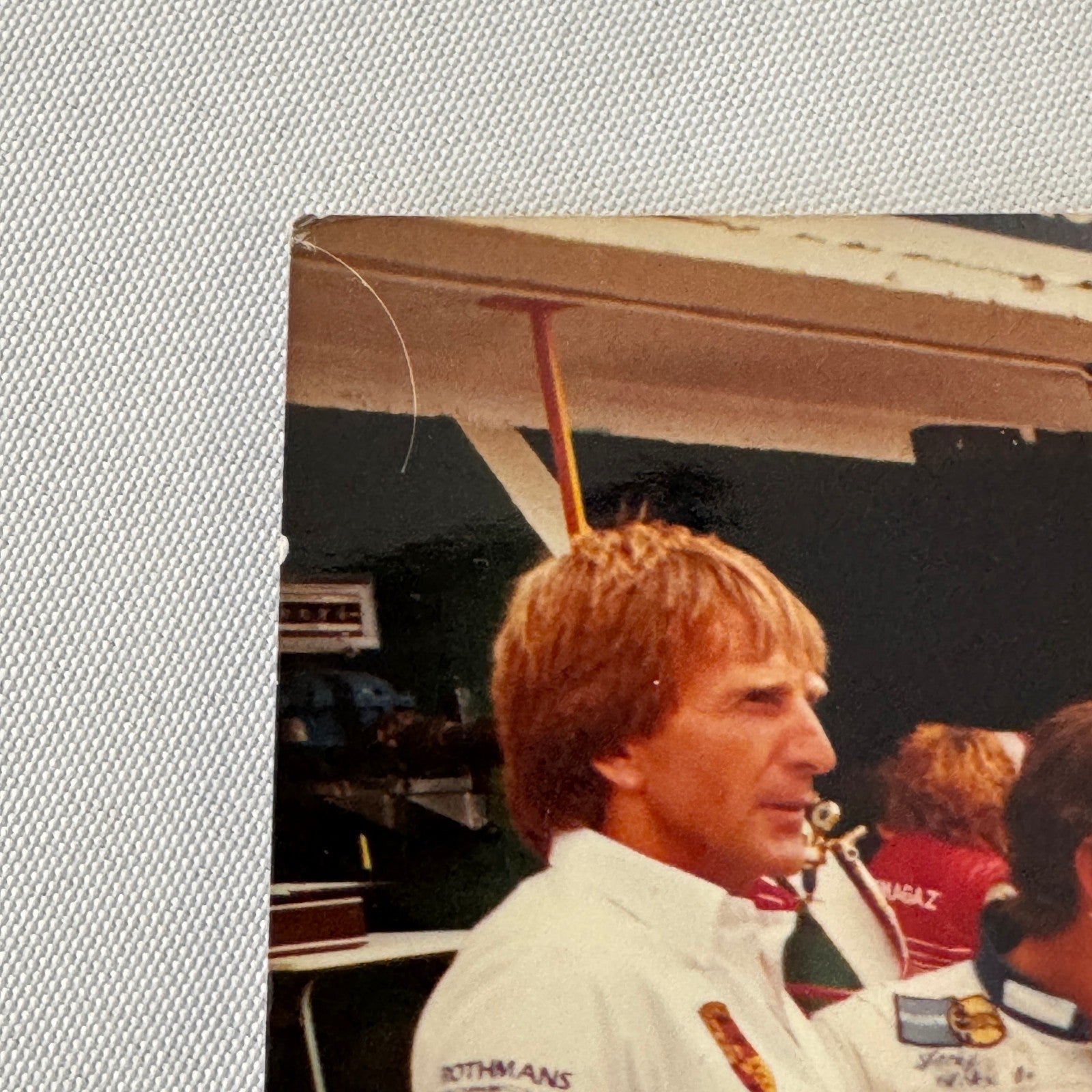 Vintage Porsche 956 Racing Car Photo Photograph Jochen Mass Jacky Ickx MODERN