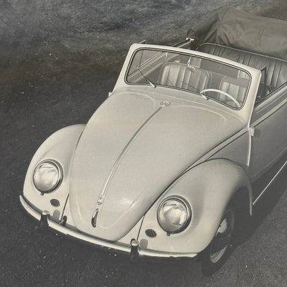 Vintage Volkswagen Beetle Convertible Cabriolet VW Automobile Photo Photograph
