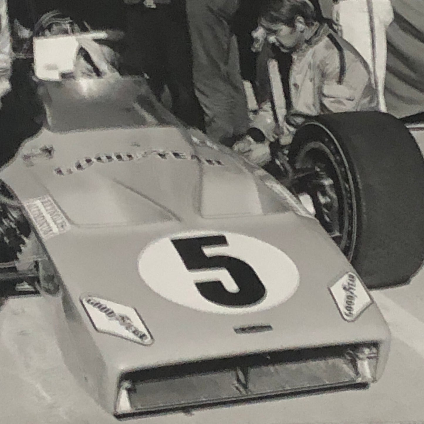 Indianapolis 500 Indy 500 Racing Photo Photograph Chris Amon 1969 McLaren Car