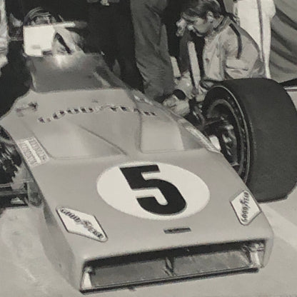 Indianapolis 500 Indy 500 Racing Photo Photograph Chris Amon 1969 McLaren Car