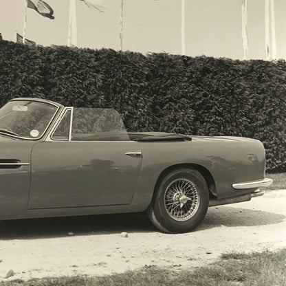 Vintage Aston Martin Convertible Car Photo Photograph Print