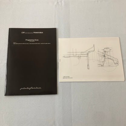 Pininfarina ECOS Concept Car Prototype Sales Brochure Catalog Photos Italian