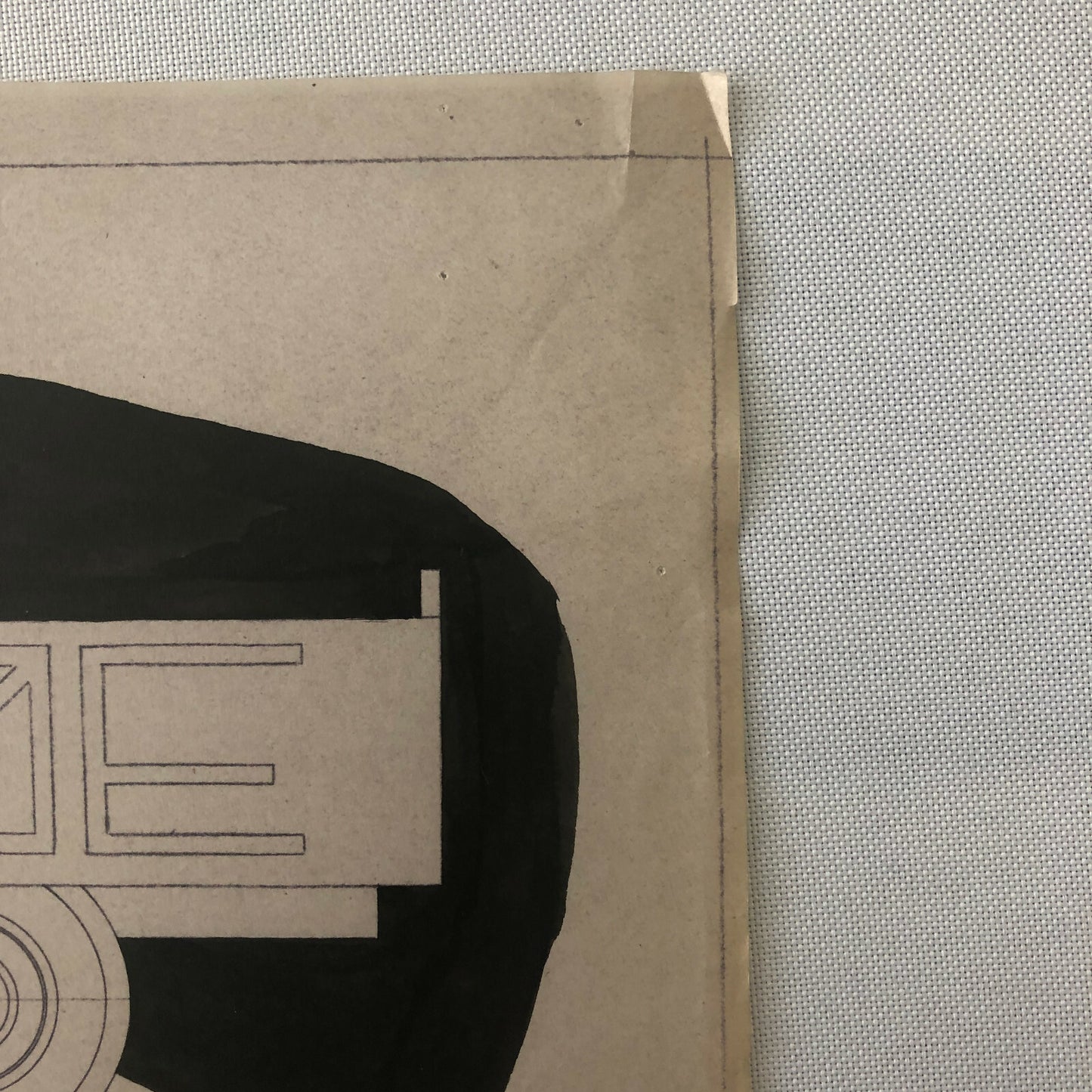 1935 Coachbuilder Truck Design Blueprint Rendering Blue Print 