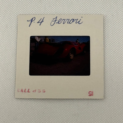 35MM Vintage Photo Slide Ferrari P4 Racing Car 1977