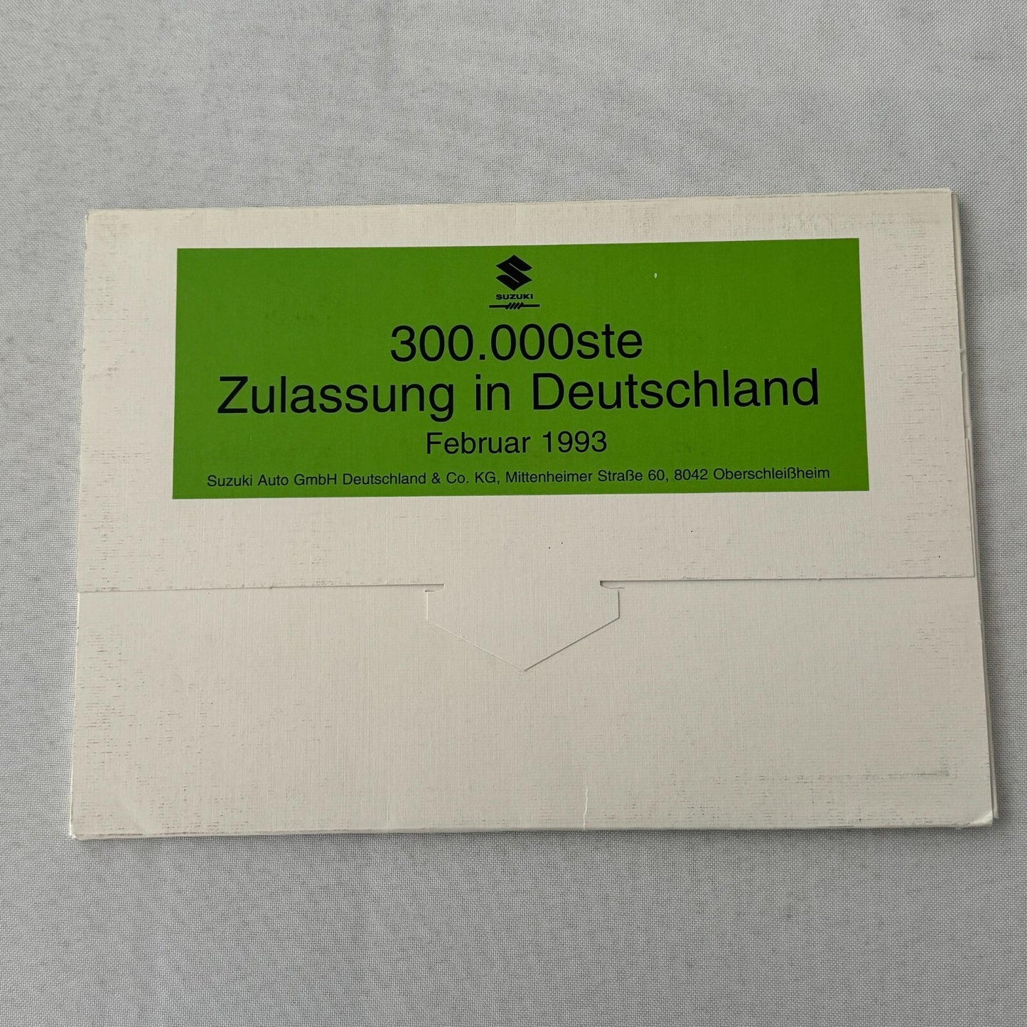 1993 Suzuki Press Kit Brochure German Suzuki Swift Samurai Vitara Super Carry