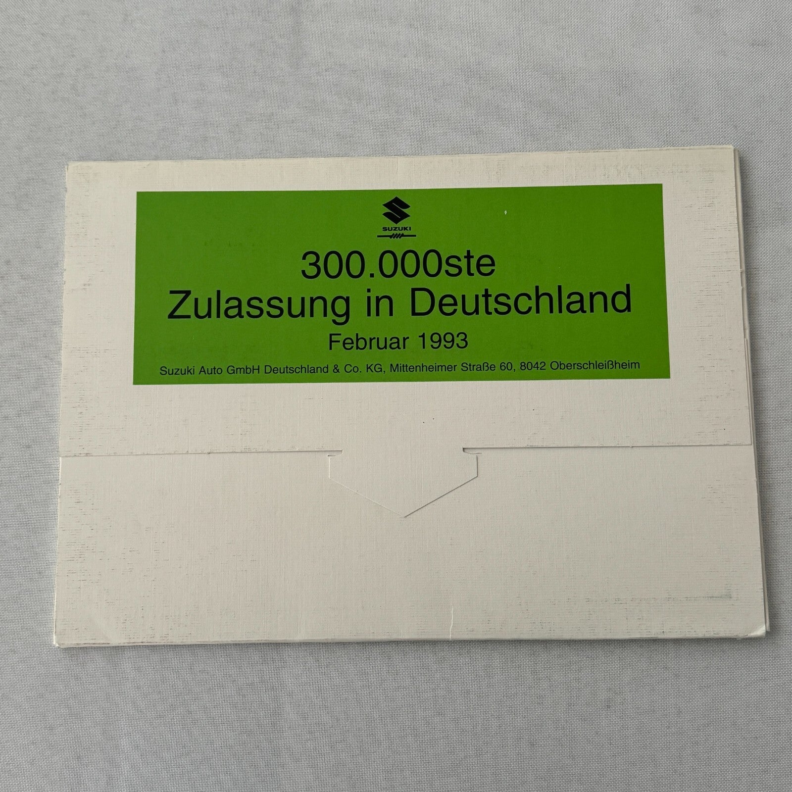 1993 Suzuki Press Kit Brochure German Suzuki Swift Samurai Vitara Super Carry