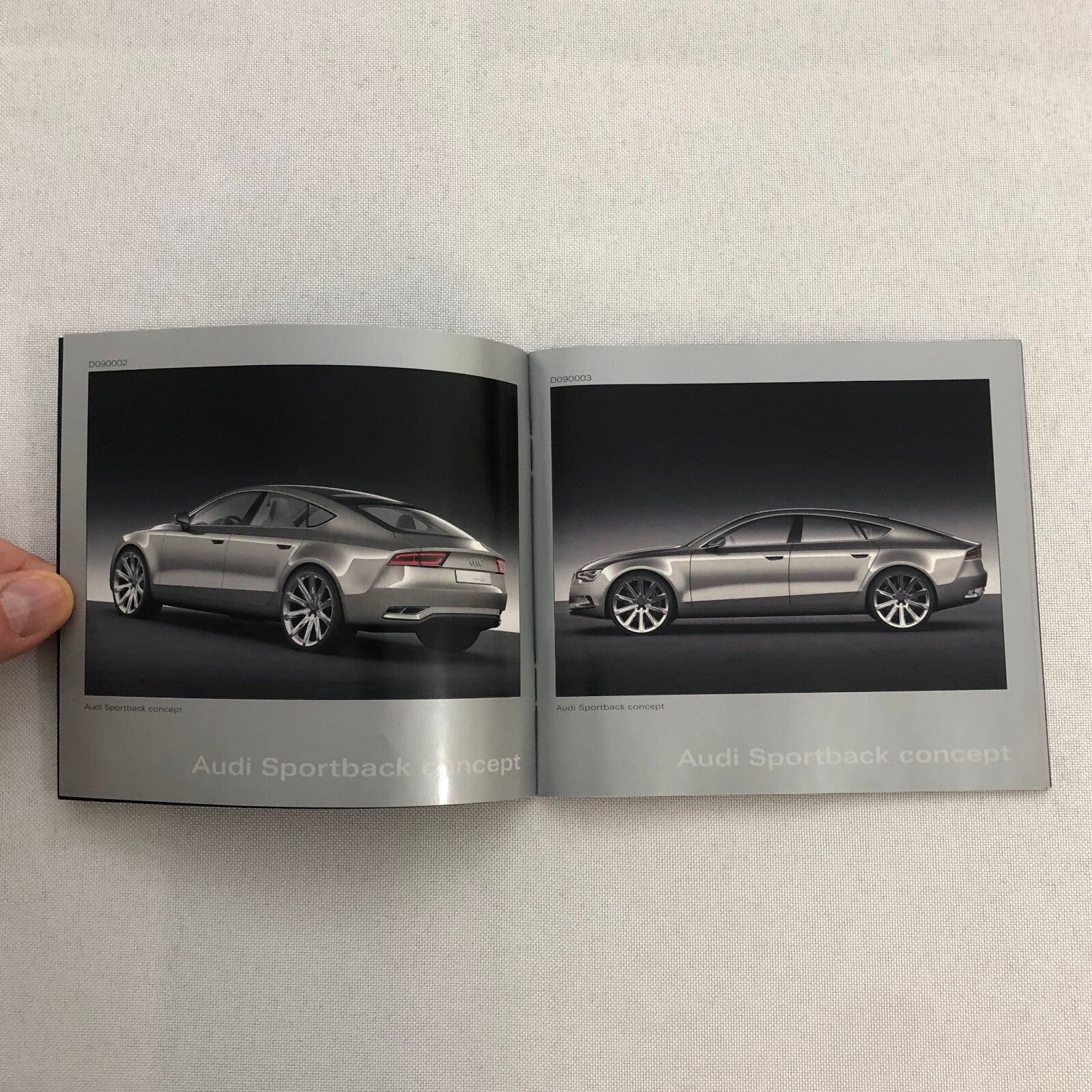 2009 Audi Sportback Concept Car Press Kit Photo CD Box