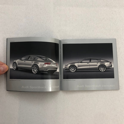 2009 Audi Sportback Concept Car Press Kit Photo CD Box