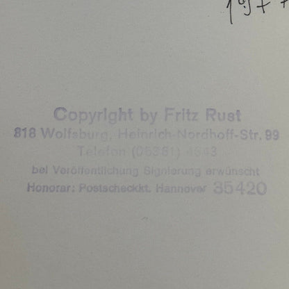 Vintage Volkswagen Beetle VW Bug Car Photo Photograph Print 1977
