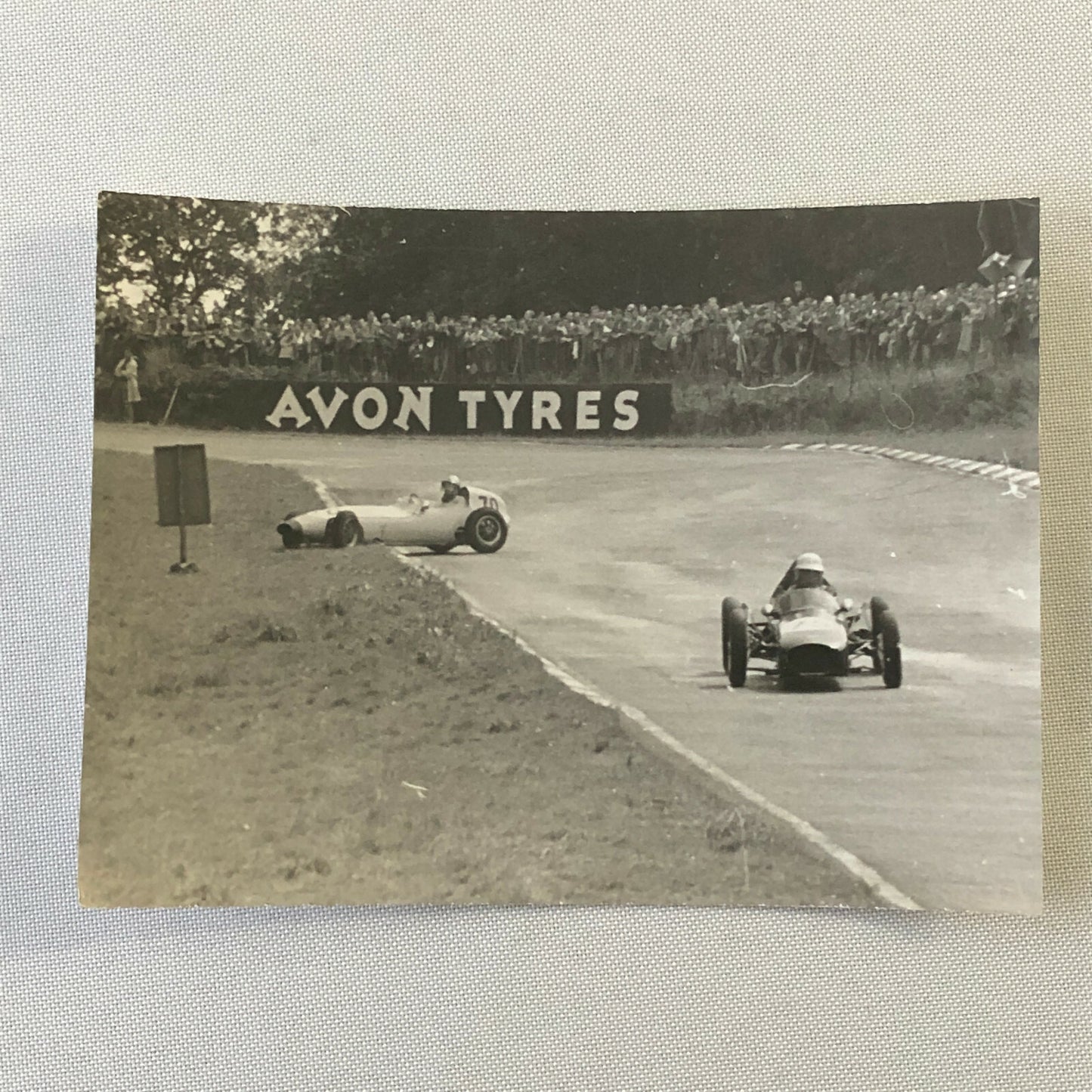Vintage Grand Prix Car Racing Photo Photograph Print 