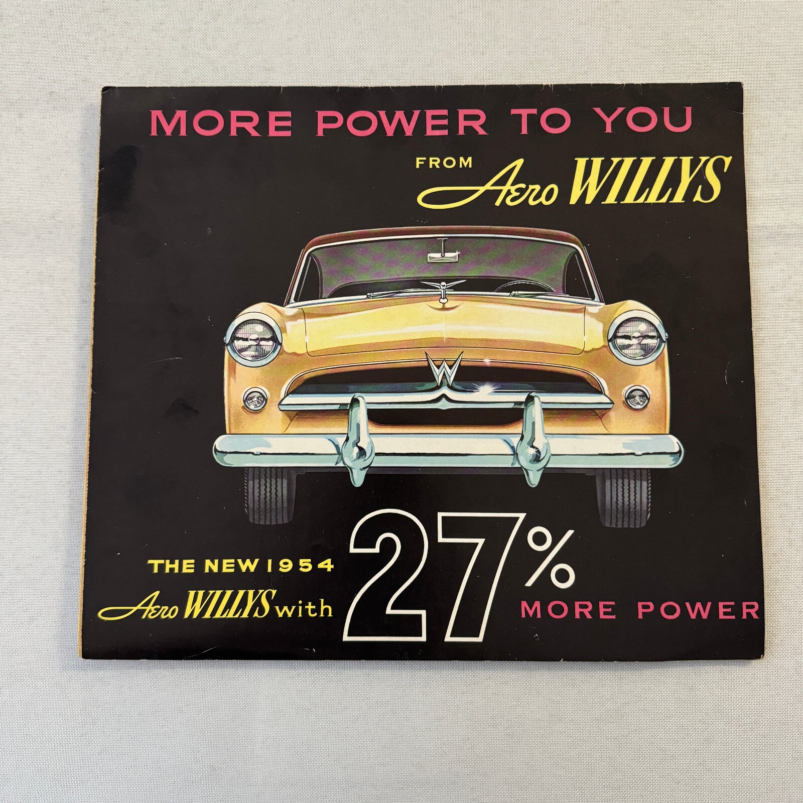 1954 Aero willys Car Sales Brochure Catalog Advertising Lark Eagle Ace