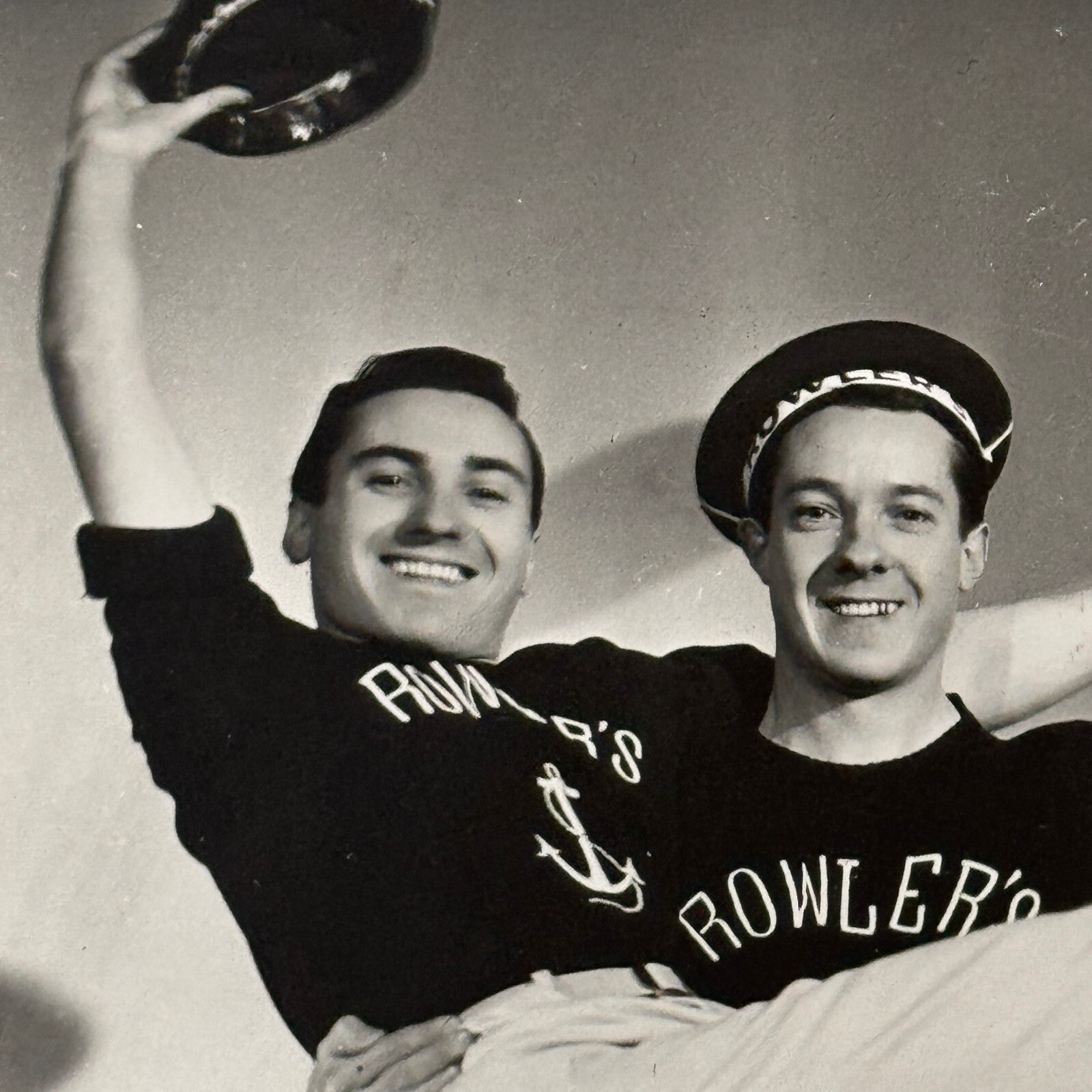 Vintage Circus Photo Les Rowlers Rollerskating Act Performer Photograph