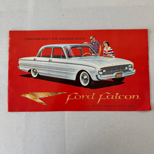 1960 Ford Falcon Car Sales Brochure Catalog Canadian Tudor Fordor Sedan