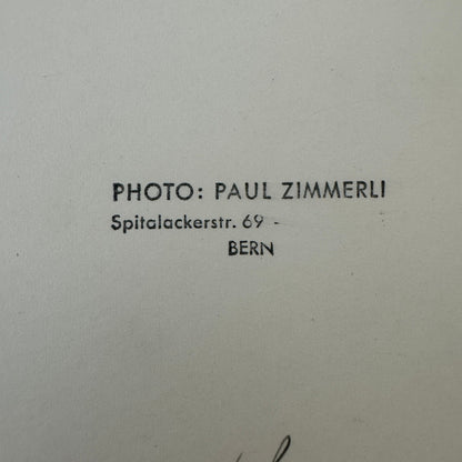 Vintage Racing Photo Photograph Print Christopher Fritz Bern 1949 Alfa Romeo ?