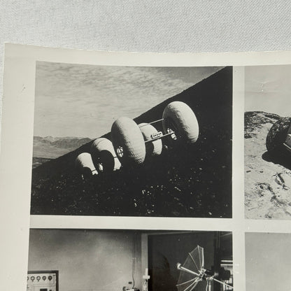 General Motors GM Space Lunar Roving Vehicles Moon Rover Press Photo Photograph