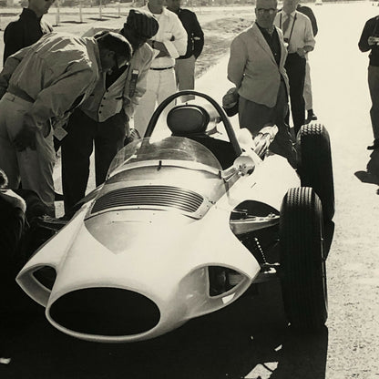 Vintage Racing Car Press Photo Photograph Print 