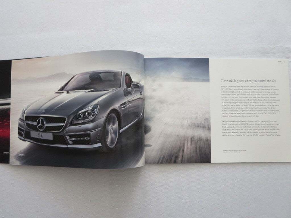 2012 Mercedes SLK 350 Sales Brochure Advertising Catalog SLK350