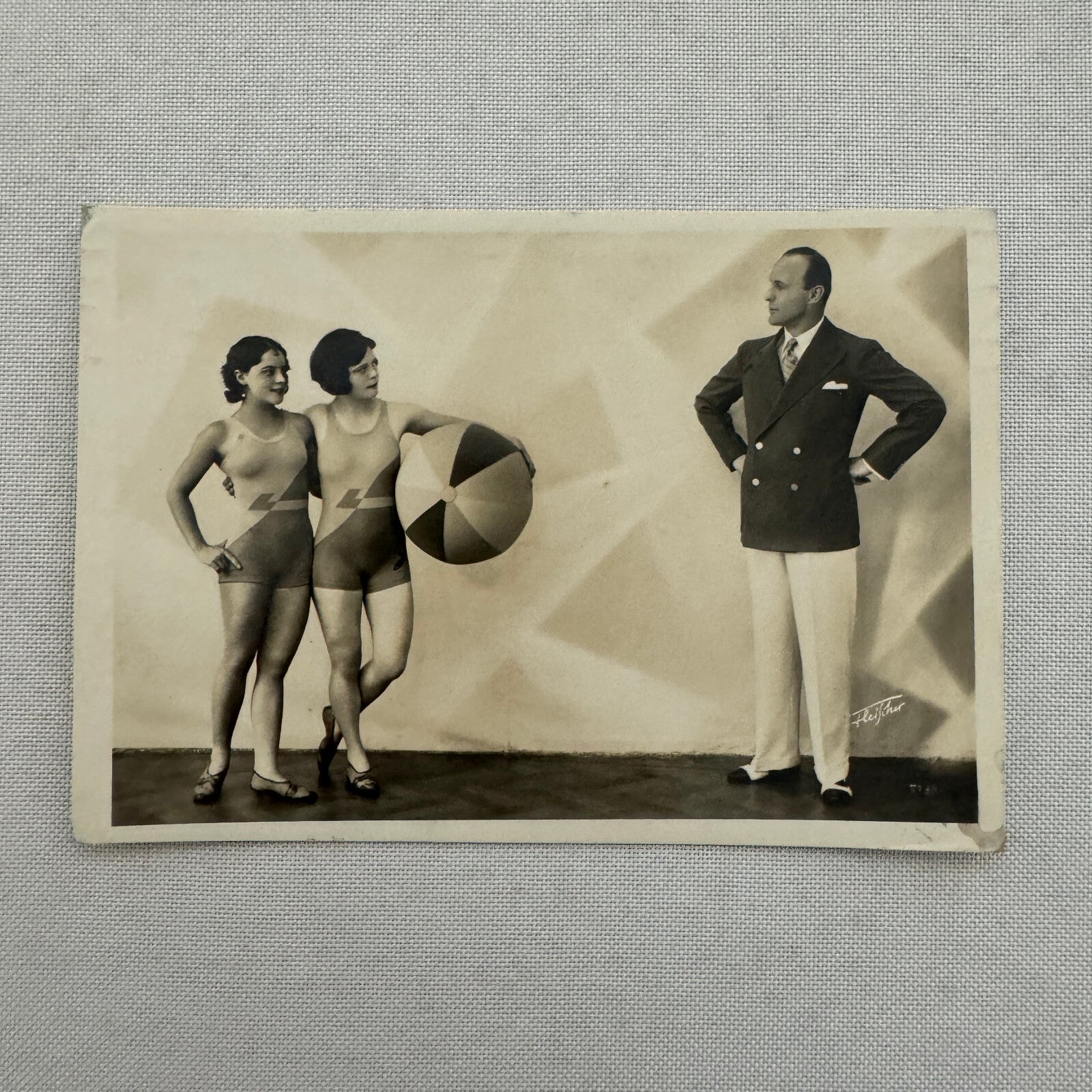 Vintage Circus Performer Real Photo Postcard Post Card RPPC