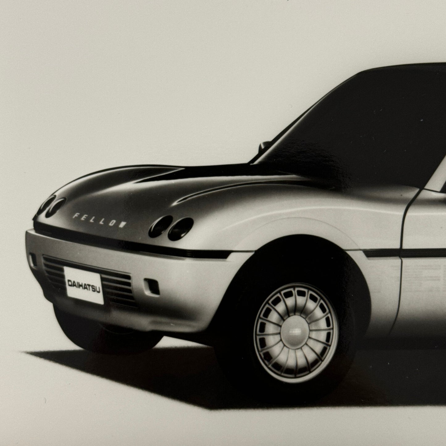 1990 Daihatsu Fellow 90 Concept Car Prototype Factory Photo Photograph Lot 2x