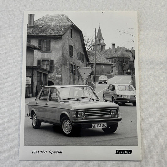 Fiat 128 Special Car Factory Press Photo Photograph Print Vintage 1976