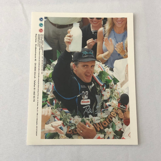 Vintage Indy Indianapolis Racing Photo Photograph Eddie Cheever Win 1998