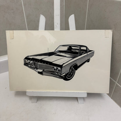 Vintage Chrysler Car Automobile Illustration Art Drawing Hand Drawn Robert Preis