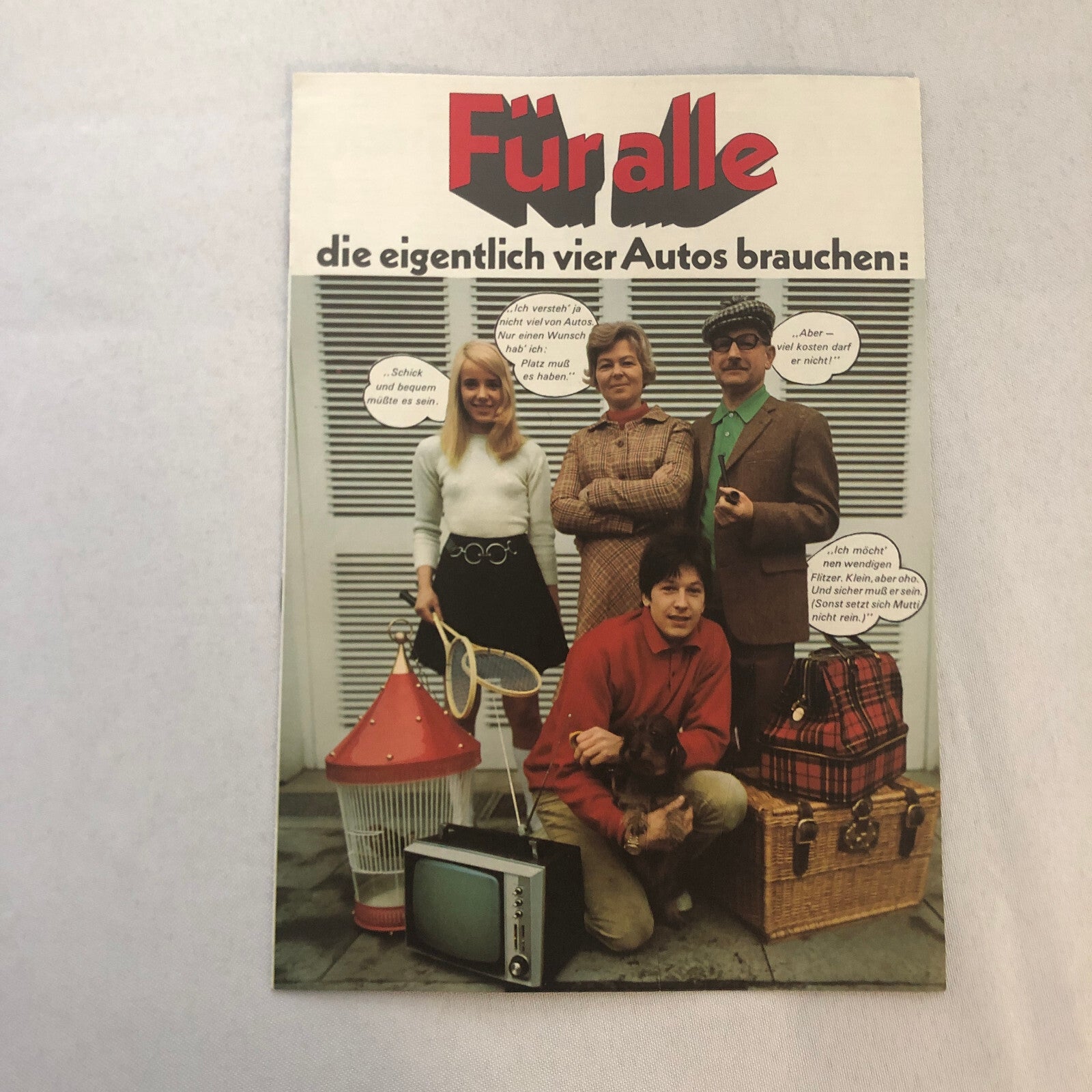 Honda N360 Car Sales Brochure Catalog GERMAN Text European Vintage Honda N 360