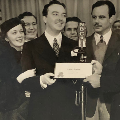 Jack Haley Actor NBC Television Award Photo Photograph Print Vintage