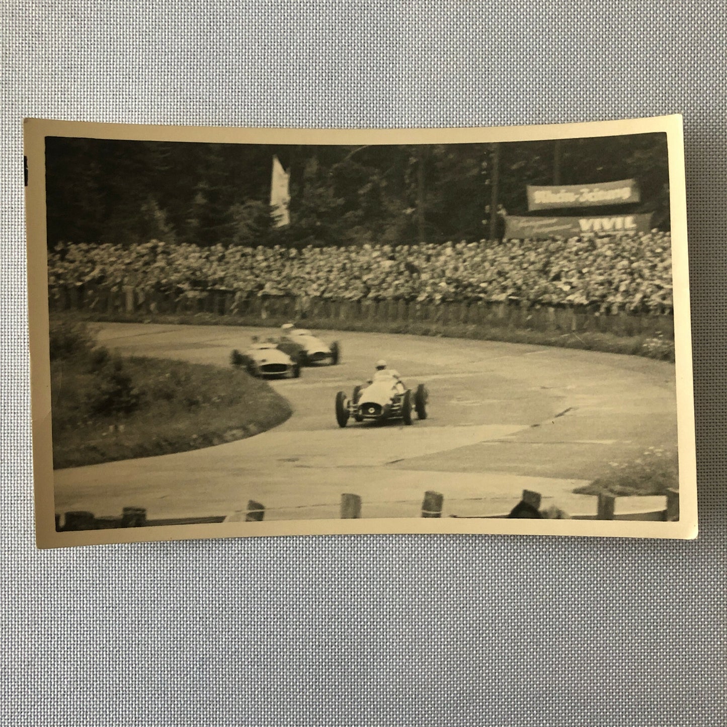 Vintage Grand Prix Racing Car Driver Photo Photograph Print 