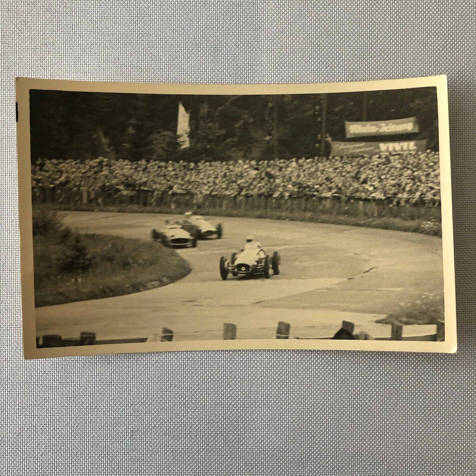 Vintage Grand Prix Racing Car Driver Photo Photograph Print 