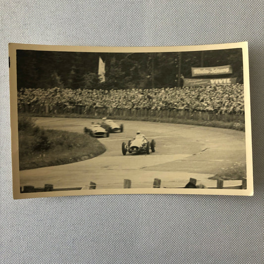 Vintage Grand Prix Racing Car Driver Photo Photograph Print 