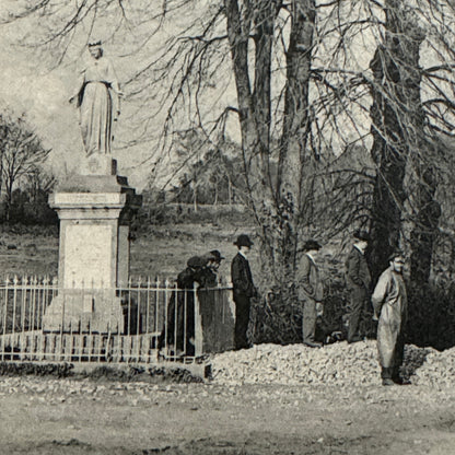 1905 Gordon Bennet Cup Circuit D'Auvergne Postcard Post Card Vintage Posted
