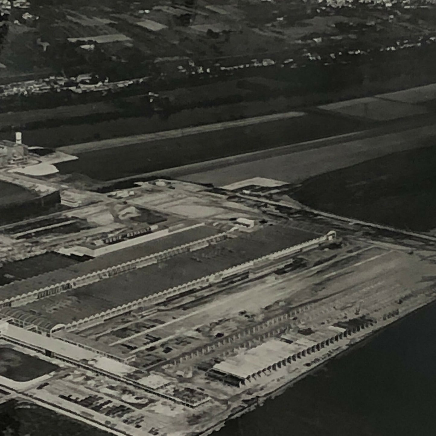 Vintage Renault Factory Building Press Photo Photograph Print