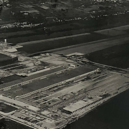 Vintage Renault Factory Building Press Photo Photograph Print