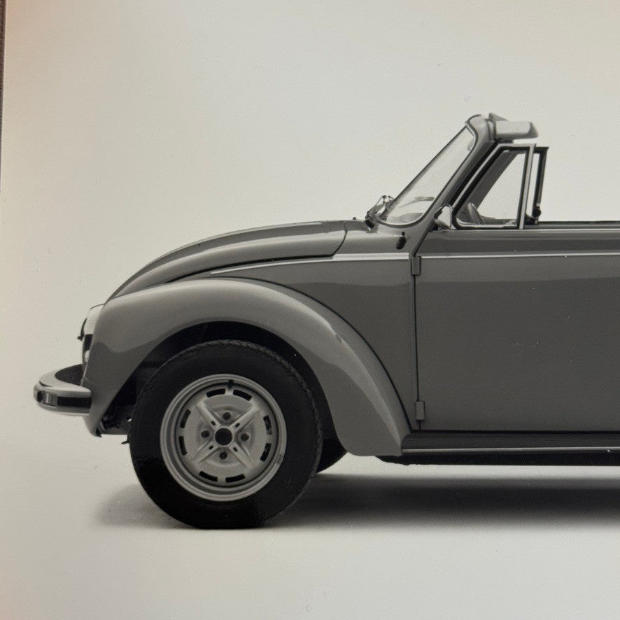 Vintage Volkswagen Beetle Convertible VW Bug Car Photo Photograph Cabriolet