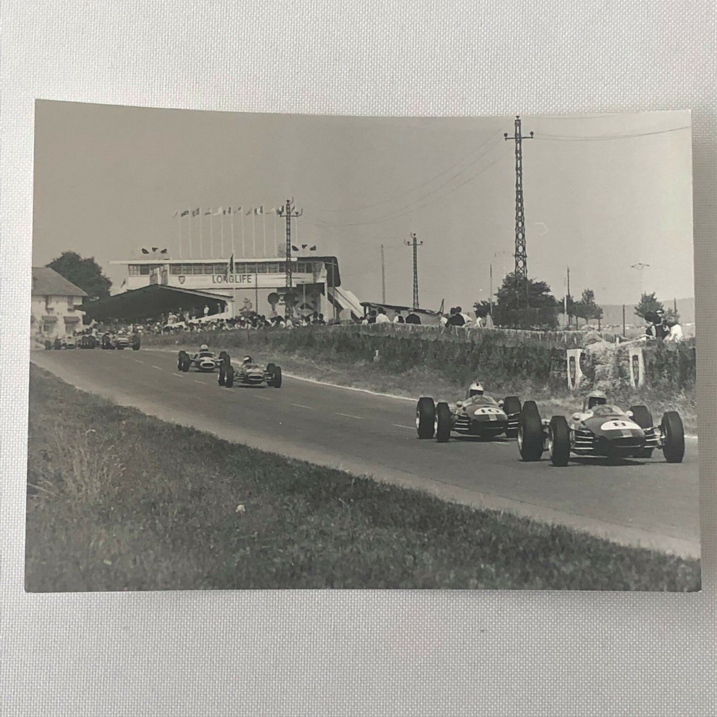 Vintage Car Racing Photo Photograph - Formula 2 Race F2 - Jack Brabham +