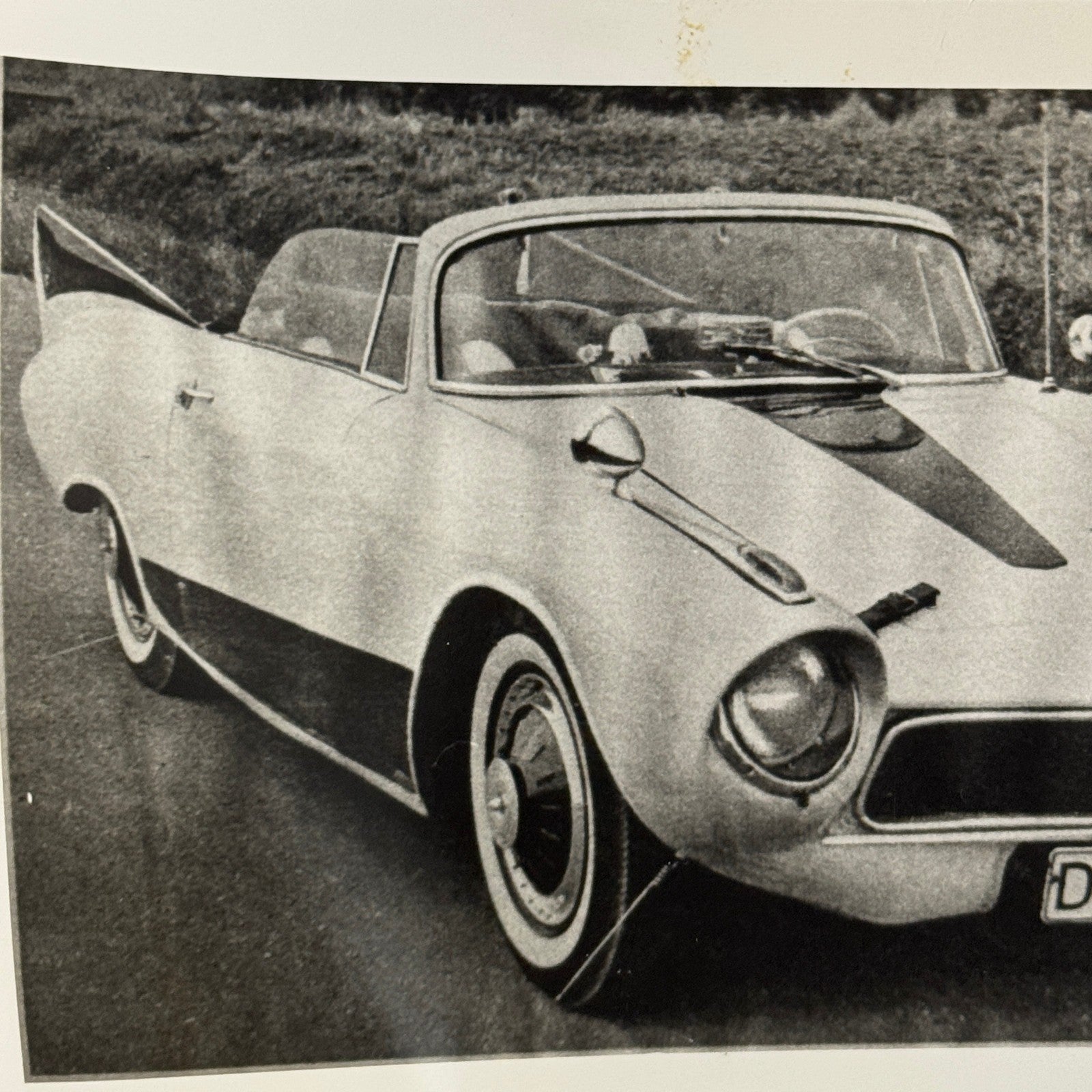 Vintage Coachbuilder Car Automobile Convertible Photo Photograph Unidentified