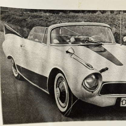 Vintage Coachbuilder Car Automobile Convertible Photo Photograph Unidentified