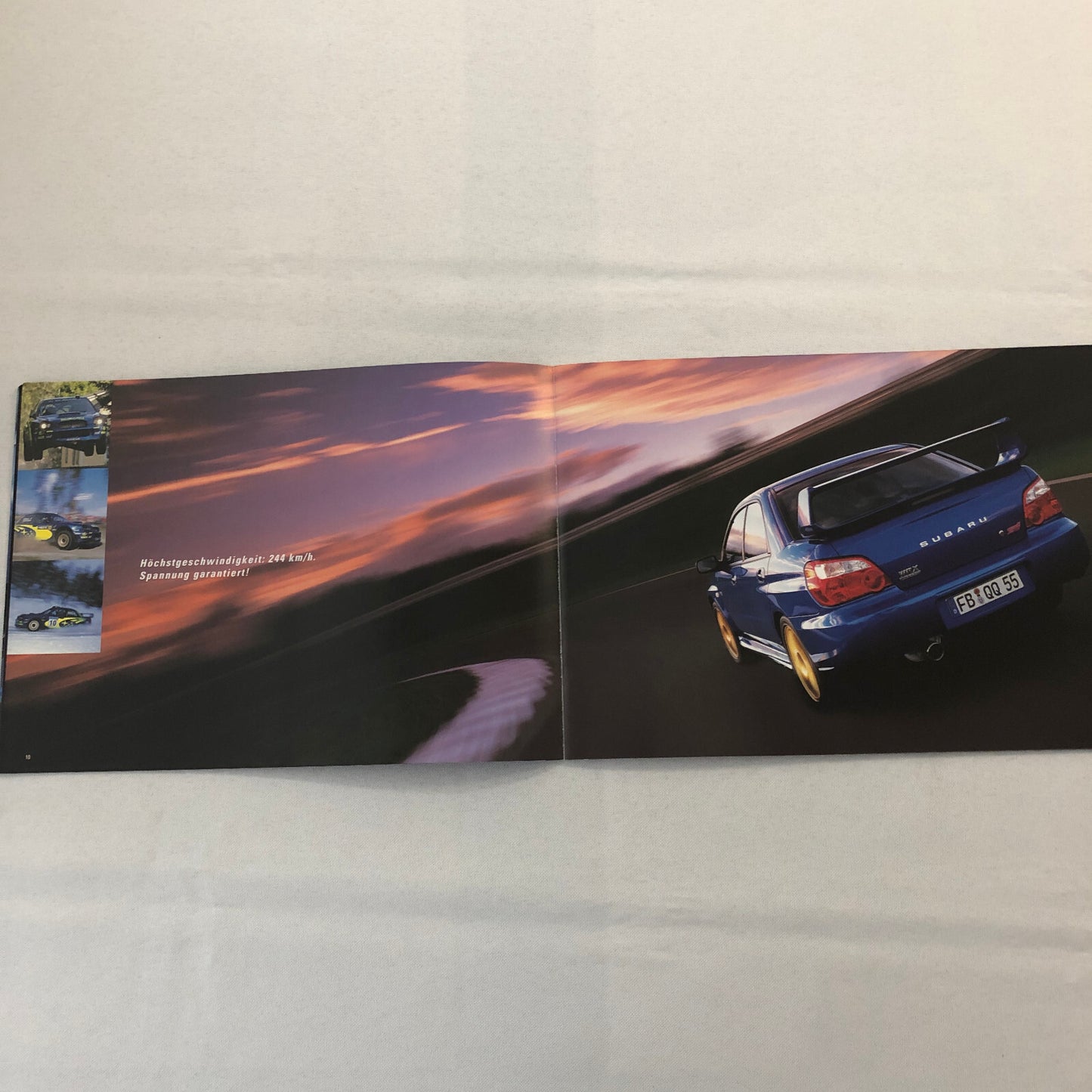 Subaru Impreza WRX STi Car Sales Brochure Catalog GERMAN TEXT European