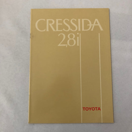 Toyota Cressida Car Sales Brochure Catalog Kombi Wagon German Italian French