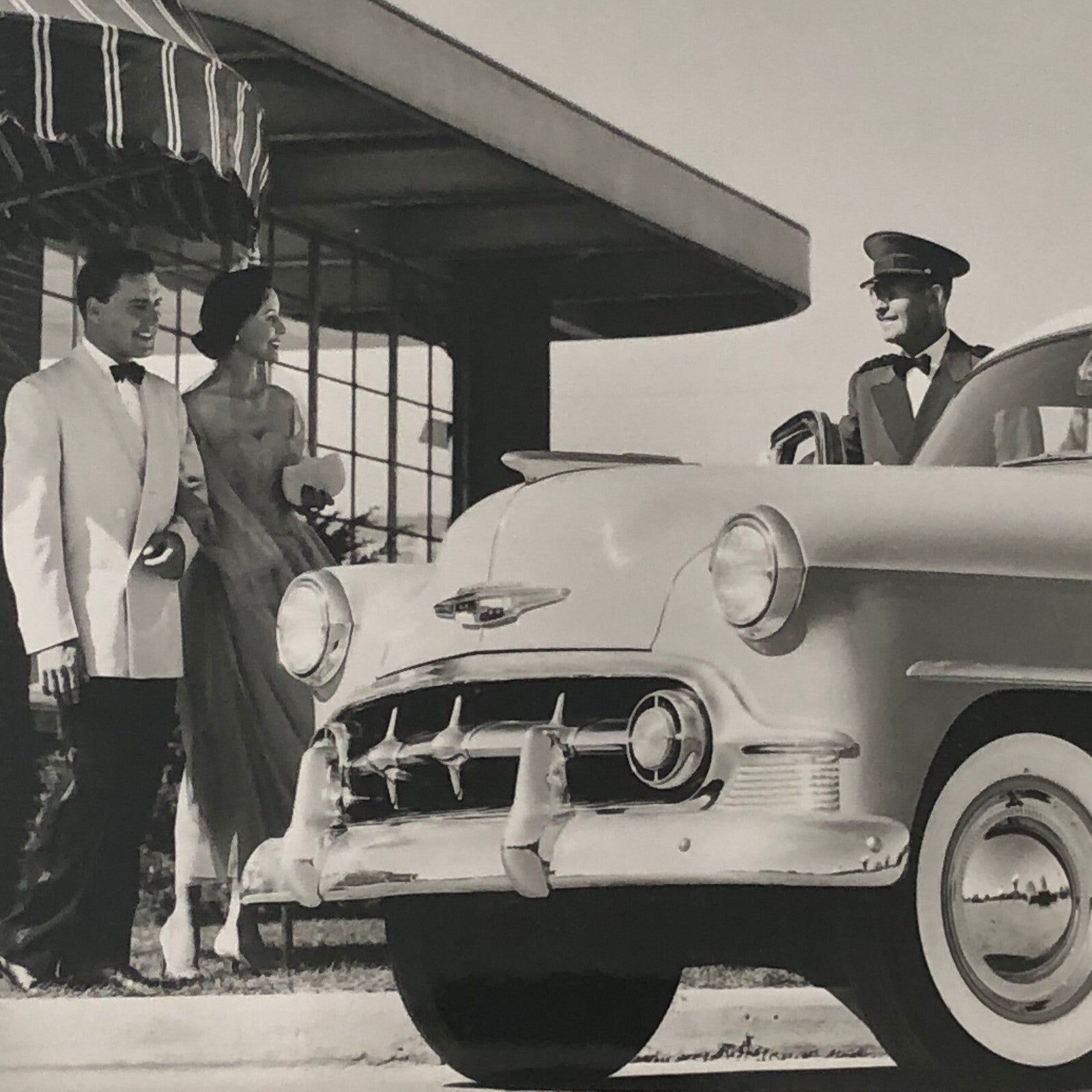 1953 Chevrolet Bel Air Sedan Factory Press Photo Photograph Chevy Belair