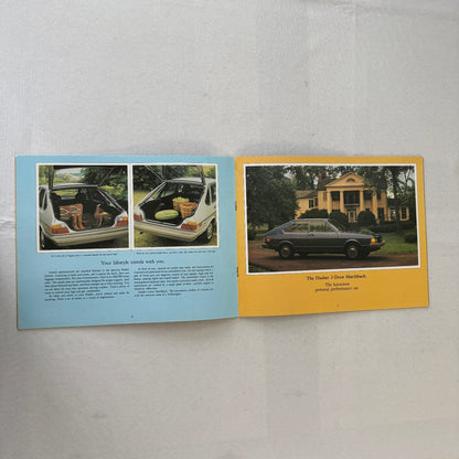 Volkswagen Dasher Car Sales Brochure Catalog Advertising VW Station Wagon Hatch