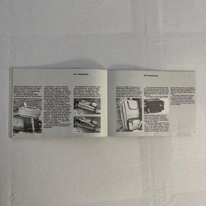 Vintage BMW Motorcycle Brochure Book Practical Driving Theory GERMAN TEXT