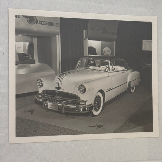 Vintage Pontiac Factory Press Photo Photograph Car Dealership Print