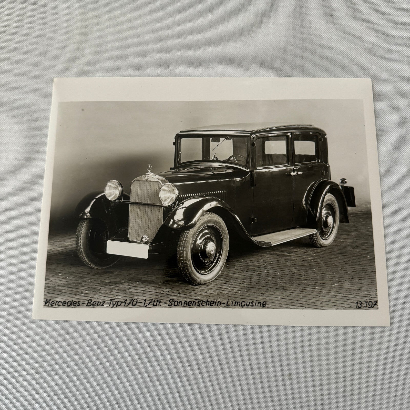 1931 Mercedes Benz 170 Car Factory Press Photo Photograph Print