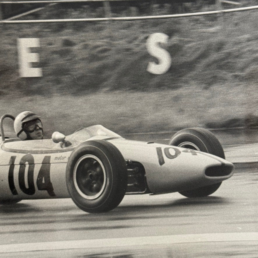 Vintage Racing Photo Photograph F3 Hans Stiller Brabham Repco 1966 Clubmans
