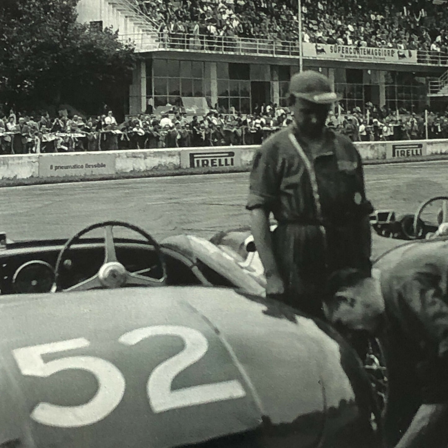 Vintage Racing Photo Photograph - Modern Era Print - Cars Mechanic Crew 