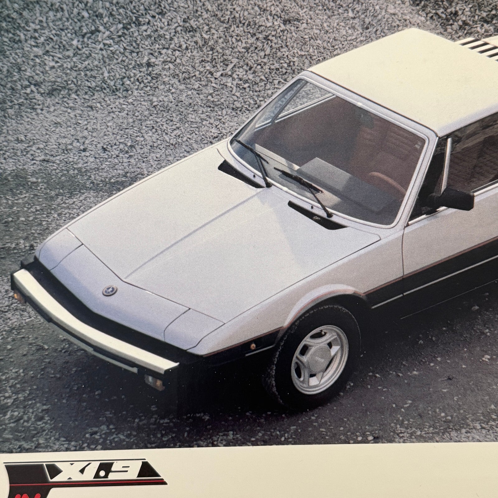 Bertone Fiat X1/9 Car Sales Sheet Brochure Advertising Fiat X19